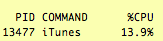 Itunes Cpu Usage
